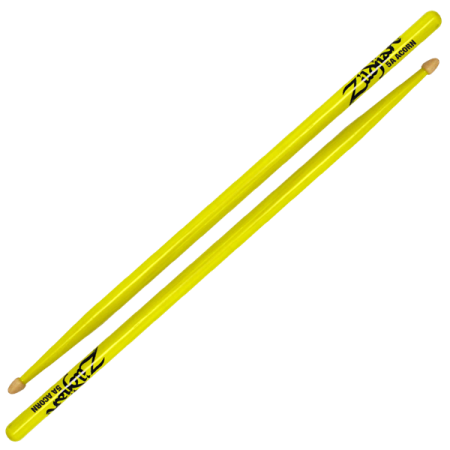 Zildjian 5A Acorn Wood Tip Neon Yellow 5ACWDGY