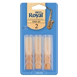 Rico Royal Tenor Sax Reeds #2 - 3 Pack RKB0320