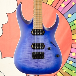 Ibanez RGA42FMBLF Electric Guitar in Blue Lagoon Flat Burst