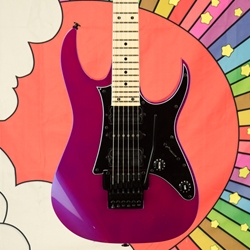 Ibanez RG550 Genesis Purple Neon Electric Guitar, Hardcase RG550-PN