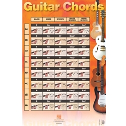 Hal Leonard Guitar Chord Chart (poster) 00695767