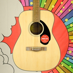 Fender CC-60S Concert Acoustic Guitar, Natural, Walnut Fretboard 0970150021