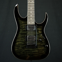 Ibanez GRGA120QA Electric Guitar Trans Black GRGA120QATKS