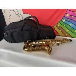 Used Yamaha Custom YAS-875 Alto Saxophone, Featherweight case ISS20234