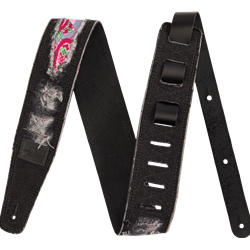 Fender FENDER® X WRANGLER® RIPPED DENIM STRAP, Black 0990638012