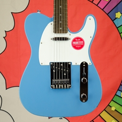 Squier Sonic™ Telecaster®, Laurel Fingerboard, White Pickguard, California Blue 0373450526