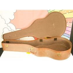 Vintage 1950's Gibson Chipboard Soft Shell Case, Brown Aligator, ES 175 150 125, 16" Archtop ISS22582