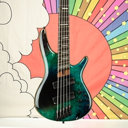 Ibanez SRMS805 Bass Workshop Multi-Scale Electric Bass, 5-String - Tropical Seafloor SRMS805TSR