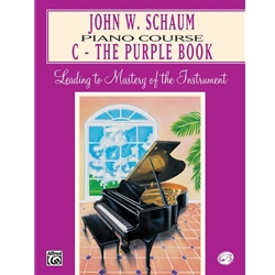 Alfred Johm W Schaum Piano Course C - Purple Book EL00168A