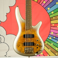 Ibanez SR405EPBDX 5-String Electric Bass Guitar, Mars Gold Metallic Burst SR405EPBDXMGU