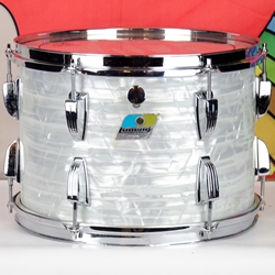 Used 70's Ludwig 13 x 9" Tom, white marine pearl ISS25659