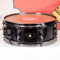 Used Tama 14 x 5 x 5.5" Superstar Snare Drum, Black, black nickel hardware ISS25646