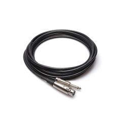 Hosa High Z Microphone Cable, Hosa XLR3F to 1/4 in TS, 25' MCH-125