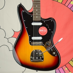 Squier Affinity Series™ Jaguar®, Laurel Fingerboard, Black Pickguard, 3-Color Sunburst 0378401500