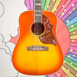 Epiphone Inspired By Gibson Hummingbird 12-String, Aged Cherry Sunburst Gloss IGMTHUM12ACHNH1