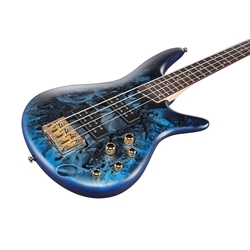 Ibanez Soundgear 4-String Electric Bass - SR300EDX-CZM. Cosmic Blue Frozen Matte, DEMO SR300EDXCZM