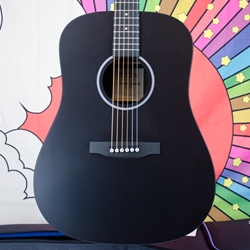 New Martin D-X1 Dreadnought Acoustic Guitar - Black SPDX1BLK