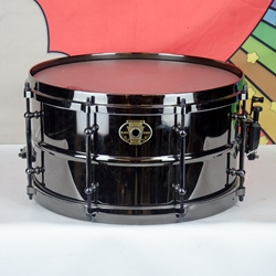 Used Ludwig 13" x 7" Black Magic Snare Drum ISS26523