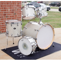 Used Tama Starclassic Drum Set, 2000's Diamond Dust, Made in Japan, 10" 12" 14" 22", Matching 14" Snare ISS26705