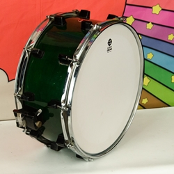 Used Purecussion Snare Drum, Green, 6.5" 14" ISS26803