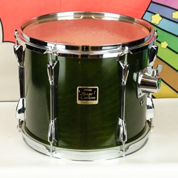 Used Yamaha 12" Stage Custom Tom Drum, Green ISS26994