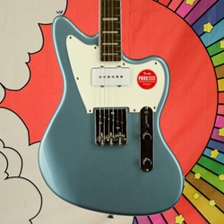 Used Squier Limited Edition Paranormal Offset Telecaster SJ Electric Guitar, Ice Metallic Blue ISS27004