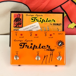 Used "Autographed" Morley George Lynch Tripler Switching Pedals ISS27251