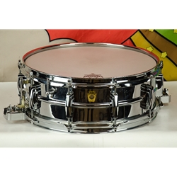 Early Pre Serial 60's Ludwig Keystone 14 x 5" Super Sensitive COB Chrome over Brass Snare Drum ISS27353