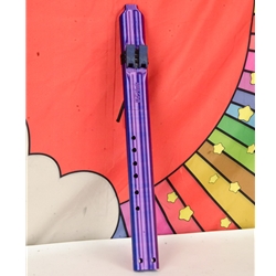 BaFlute Native American Style Drone Flute, Double Chamber,  3d Printed, Key of A, Rich Purple ADBAFLUTE-PUR