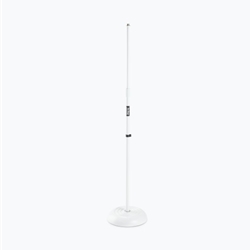 On-stage White Round Base Microphone Stand MS7201W-BB