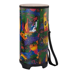 Remo KD0010-01 Kids Percussion Tubano Drum. Fabric Rain Forest 10" KD001001