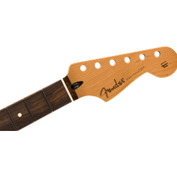 Fender Satin Roasted Maple Stratocaster Neck, 22 Jumbo Frets, 12", Rosewood, Flat Oval Shape 0990493920