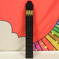 BaFlute Baflute Triple Native American Style  Drone Flute, A 432 Hz, Black, 3D Printed TRI432BLK