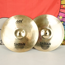 Used Sabian AAX 14" Stage Hi-Hat Cymbals ISS28104