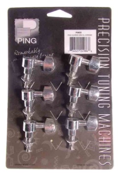 Ping 6 in line die cast tuning machine set P2652