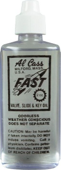 Al Cass "Fast" Valve Slide & Key Oil 1979