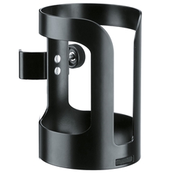 K&M Metal Drink Holder - black finish KM1602