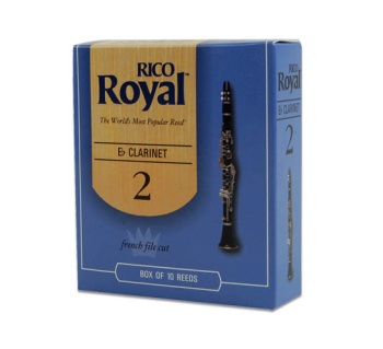 Rico Royal Bb Clarinet Reed - 10 pac (available in several strengths) RCB1020