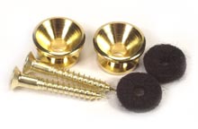 Peavey Gold Strap Buttons pack of (2) 6926