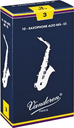 Vandoren 2.5 Alto Saxophone Traditional Series 10 Pack SR2125