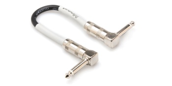 Guitar Patch Cable, Hosa Right-angle to Same, 12 in CPE-112
